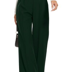 Elegant Green Women's Pants